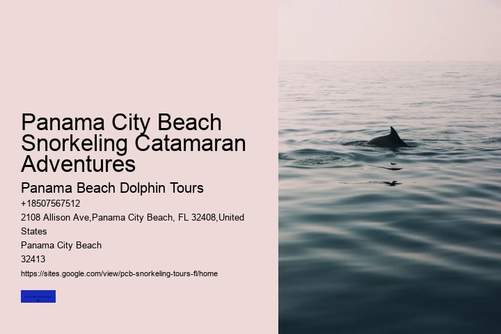 Panama City Beach Snorkeling Catamaran Adventures
